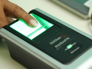 Cadastramento biométrico