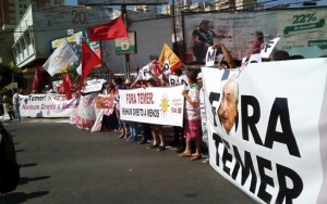 Manifestações contra Temer se espalham pelo País uma semana após impeachment